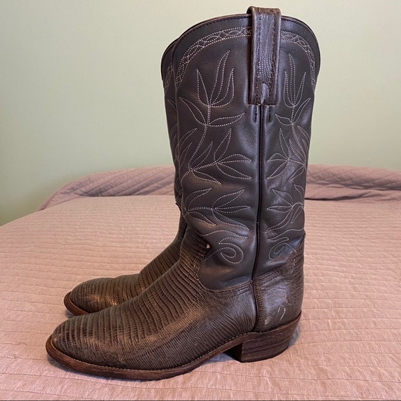 Frye Leather Cowboy Boots - Picture 2 of 9